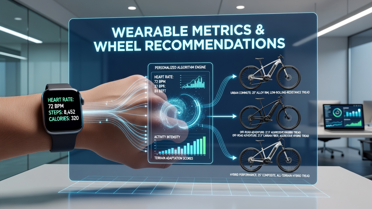 Wearable fitness tracker displaying heart rate and activity data alongside a digital roulette interface on a smartphone screen